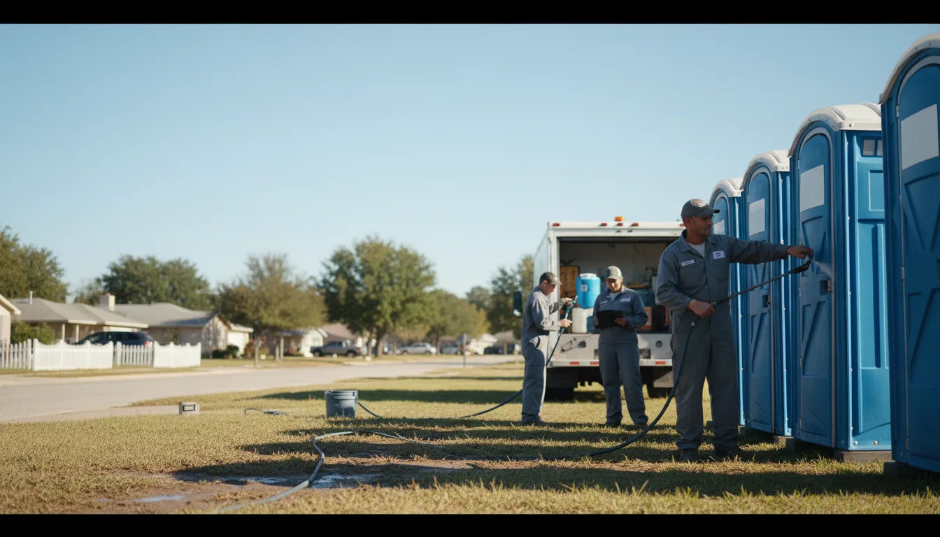 Long-Term Portable Toilet Rental in Myrtlewood, AL near me